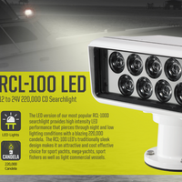 ACR-1976 ACR RCL-100 LED White Searchlight w/URP-103 Wired Point Pad, URC-104 Master Controller & URH-103 Wireless Handheld Remote