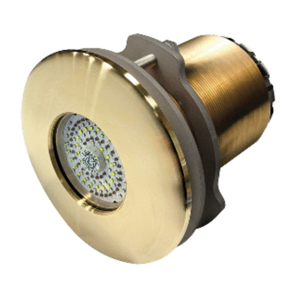 Lumitec SeaBlaze Typhoon Underwater Light - Bronze Thru-Hull LED Light - Spectrum RGBW - Flush Mount  101451