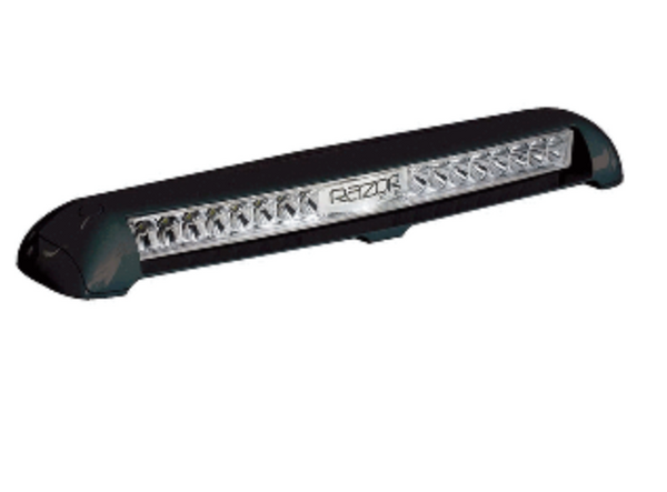 Lumitec Razor Light Bar - Flood - Black Housing - Flush Mount  101588