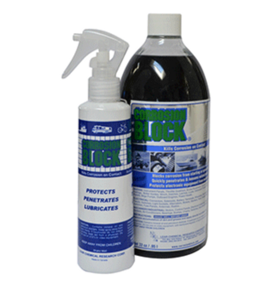 Corrosion Block 32oz Bottle w/Pump - Non-Hazmat, Non-Flammable & Non-Toxic  20032