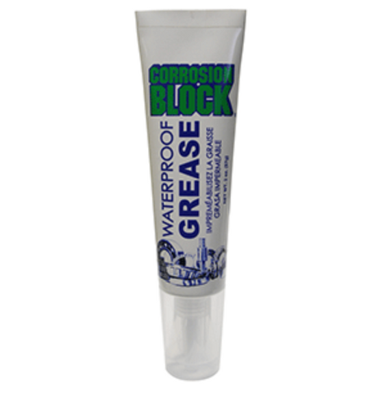 Corrosion Block High Performance Waterproof Grease - 2oz Tube - Non-Hazmat, Non-Flammable & Non-Toxic  25002
