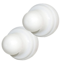Blue Sea 4136 Push Button Reset Only Circuit Breaker Boot - White - 2-Pack  4136