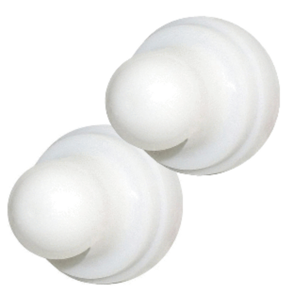 Blue Sea 4136 Push Button Reset Only Circuit Breaker Boot - White - 2-Pack  4136