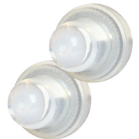 Blue Sea 4135 Push Button Reset Only Circuit Breaker Boot - Clear- 2-Pack  4135