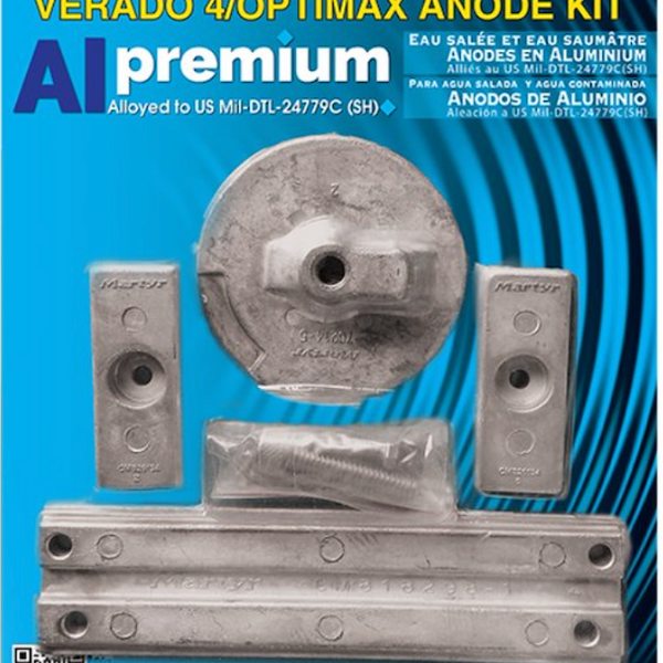 Martyr Anodes / Marine Anode Kit (CMVERADO4KITA) ANODE KIT AL MRC VERADO4