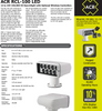 ACR-1976 ACR RCL-100 LED White Searchlight w/URP-103 Wired Point Pad, URC-104 Master Controller & URH-103 Wireless Handheld Remote