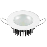 LUMITEC Mirage - Flush Mount Down Light - Glass Finish/No Bezel - 3-Color Red/Blue Non Dimming with White Dimming 113198