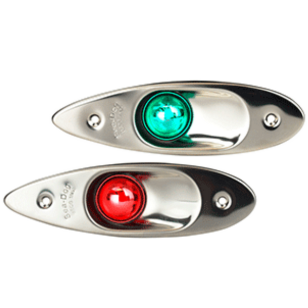 SEA-DOG STAINLESS STEEL FLUSH MOUNT LED SIDE LIGHTS 400080-1