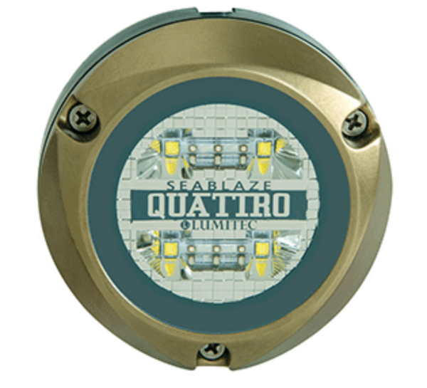 LUMITEC ZAMBEZI QUATTRO SURFACE MOUNT UNDERWATER LIGHT - SPECTRUM RGBW 101460