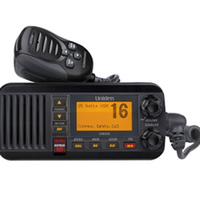 UNIDEN UM435 FIXED MOUNT VHF RADIO - BLACK (UM435BK)
