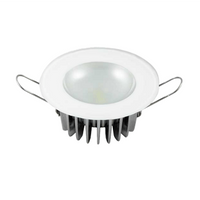 Lumitec Mirage - Flush Mount Down Light - Glass Finish/No Bezel - White Non-Dimming 113193