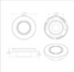 Lumitec Orbit - Flush Mount Down Light - White Finish - White Non-Dimming 112523