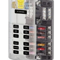 BLUE SEA 5032 ST-BLADE SPLIT BUS FUSE BLOCK  (5032-BSS)