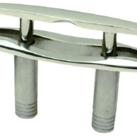 Pull up cleat with studs- SS 4 1/2 PULL UP CLEAT 316 SS (50-30041)