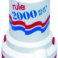 Rule 2000 GPH / Non-Automatic Bilge Pumps 12V (PART # 10)