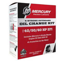 Mercury 8M0081916 Marine 40/50/60 hp 4-Stroke EFI Oil Change Kit