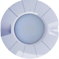 LUMITEC AURORA LED DOME LIGHT - WHITE & BLUE OUTPUT - FLUSH MOUNT 101606