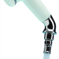 SHOWER HANDSET W/ELBOW & PVC DECK SHOWER; SHOWER FAUCET WHITE AND E Whale TB4172