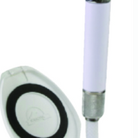 SCANDVIK RECESSED SHOWER W/6' WHITE HOSE - PUSH-BUTTON 12106P