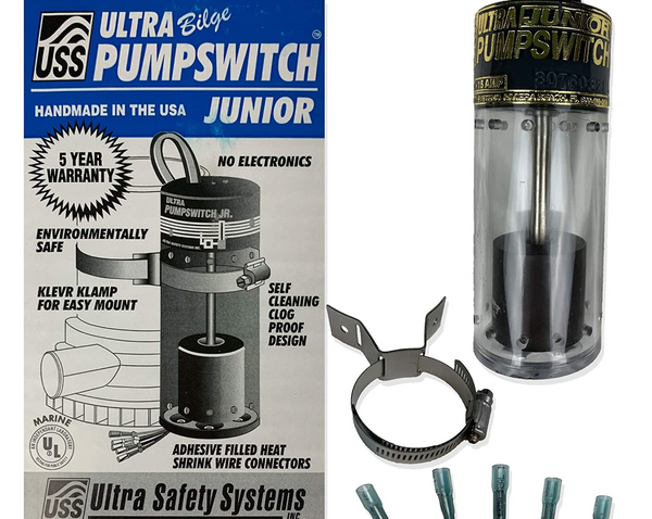 Ultra Safety Systems FLOAT Ultra Bilge Pump Switch Junior, UPS-0212V Ultra Safety Systems Ultra Bilge Pump Switch Junior, UPS-02