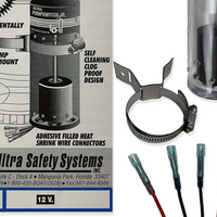 Ultra Safety Systems FLOAT Ultra Bilge Pump Switch Junior, UPS-0212V Ultra Safety Systems Ultra Bilge Pump Switch Junior, UPS-02