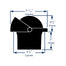 Ritchie Navigation / Supersport™ Compasses (SS-2000) RITCHIE SS-2000 SUPERSPORT COMPASS - FLUSH MOUNT - BLACK