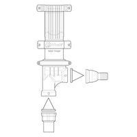 Whale / Gulper Grouper Mk 3 Fishbox Waste Pump (BP4772) Whale Gulper Grouper Mk3 Fishbox/Waste Pump w/90° Ports - 12V