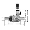 Perko / Flushpro Engine Flushing Systems (0456 DP7) INLINE FLUSH VALVE 1-1/4