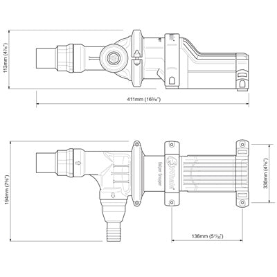 Whale / Gulper Grouper Mk 3 Fishbox Waste Pump