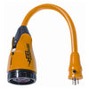 Marinco / EEL Pigtail Adapters (P15-30) PIGTAIL EEL M/30A 125V TO F/15 STRAIT