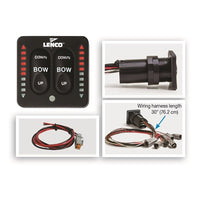 LENCO MARINE, INC. / LED Indicator (ALL-IN-ONE) Integrated Tactile Switch Kits (15171-001) SWITCH LED 12/24V DL/ACTL