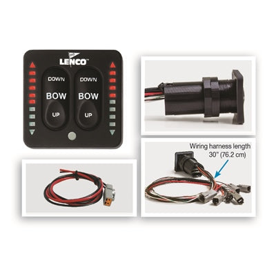 LENCO MARINE, INC. / LED Indicator (ALL-IN-ONE) Integrated Tactile Switch Kits