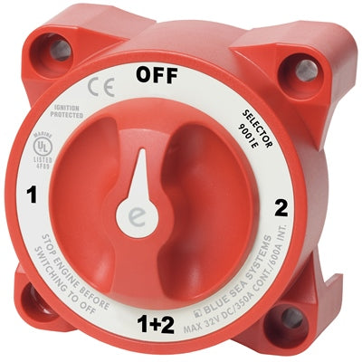 Blue Sea Systems / e-Series Selector Battery Switch 4 WAY